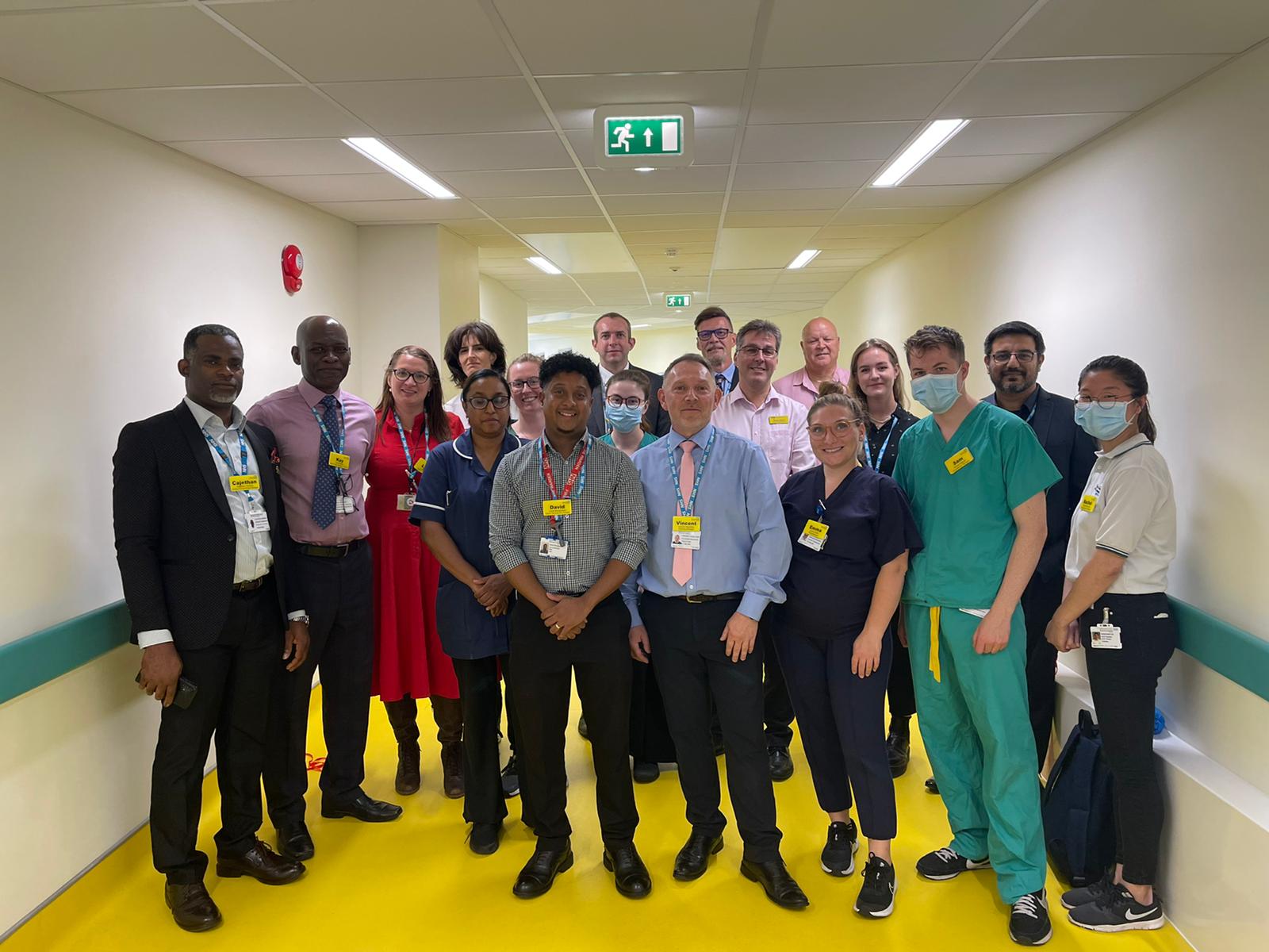 Artelia Project Managers showcase Epsom Hospital Link Bridge and Ward